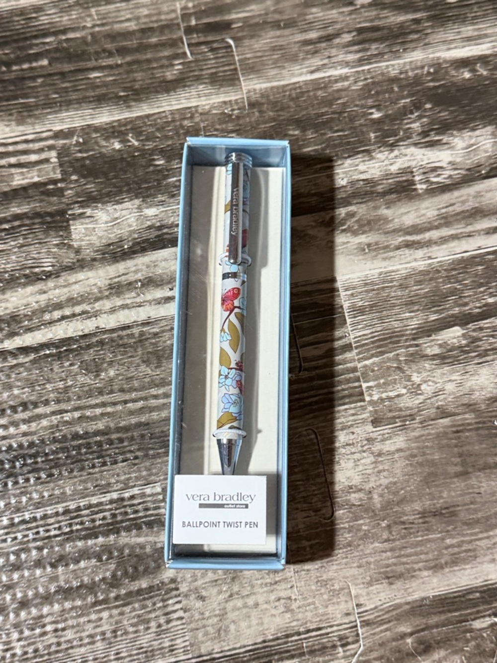Vera Bradley Ballpoint Twist Pen in Abuzz NWT
